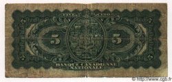 5 Dollars CANADA  1925 PS.0706 AB