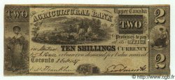 10 Shillings / 2 Dollars CANADA  1837 PS.1562 TTB