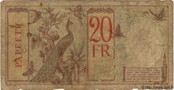 20 Francs TAHITI  1936 P.12b AB