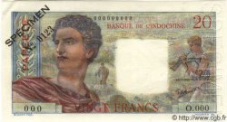 20 Francs Spécimen TAHITI  1960 P.21cs pr.NEUF
