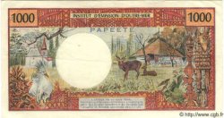 1000 Francs TAHITI  1971 P.27 TTB+