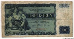 1000 Korun TCHÉCOSLOVAQUIE  1934 P.026a TB