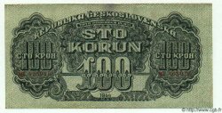 100 Korun TCHÉCOSLOVAQUIE  1944 P.048a TTB+