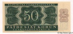 50 Korun Spécimen TCHÉCOSLOVAQUIE  1950 P.071s(b) NEUF