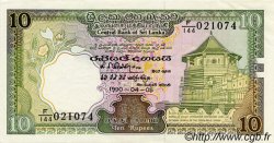 10 Rupees CEYLAN  1990 P.077 SUP