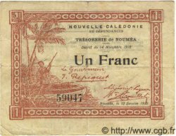 1 Franc NOUVELLE CALÉDONIE  1919 P.34a TTB
