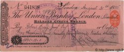 1095 Pounds, 12 Shillings ANGLETERRE Londres 1886 P.- SUP