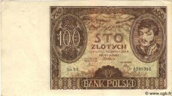 100 Zlotych POLOGNE  1934 P.075 SPL