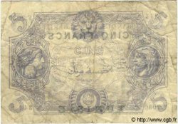5 Francs TUNISIE  1920 P.01 TTB