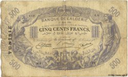 500 Francs TUNISIE  1924 P.05b B+ à TB