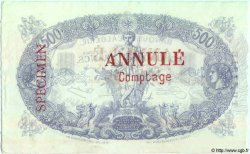 500 Francs Spécimen TUNISIE  1924 P.05bs SPL