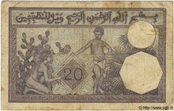 20 Francs TUNISIE  1929 P.06b B+