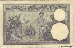 20 Francs TUNISIE  1938 P.06b TB