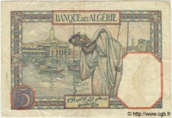 5 Francs TUNISIE  1941 P.08b TB+
