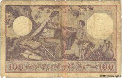 100 Francs TUNISIE  1936 P.10c AB