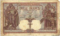 1000 Francs TUNISIE  1939 P.11b B