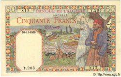 50 Francs TUNISIE  1939 P.12a SPL