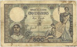 500 Francs TUNISIE  1942 P.14 B+