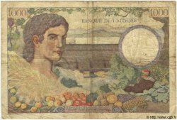 1000 Francs TUNISIE  1941 P.20a B+ à TB
