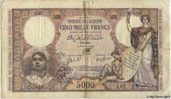 5000 Francs TUNISIE  1942 P.21 pr.TB