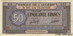 50 Francs TUNISIE  1949 P.23 TTB+