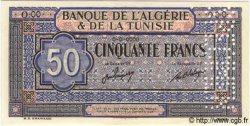 50 Francs Spécimen TUNISIE  1949 P.23s NEUF