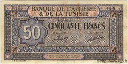 50 Francs TUNISIE  1949 P.23 TB+