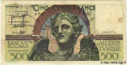 500 Francs TUNISIE  1947 P.25 TB+