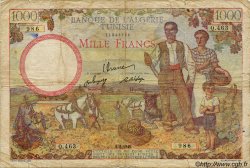 1000 Francs TUNISIE  1946 P.26 B+