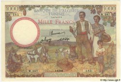 1000 Francs TUNISIE  1946 P.26 SPL
