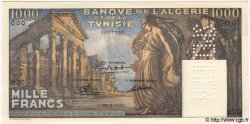 1000 Francs Spécimen TUNISIE  1950 P.29s NEUF