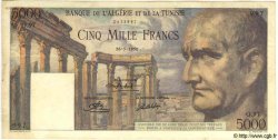 5000 Francs TUNISIE  1950 P.30 TTB