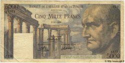 5000 Francs TUNISIE  1950 P.30 TB+