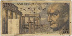 5000 Francs TUNISIE  1952 P.30 pr.TB
