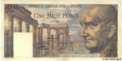 5000 Francs TUNISIE  1952 P.30 TTB