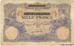 1000 Francs sur 100 Francs TUNISIE  1892 P.31 B+