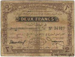 2 Francs TUNISIE  1918 P.37c B+