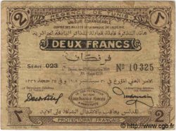 2 Francs TUNISIE  1918 P.41 TB