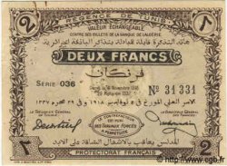 2 Francs TUNISIE  1918 P.44 SUP+