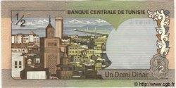 1/2 Dinar TUNISIE  1972 P.66 NEUF