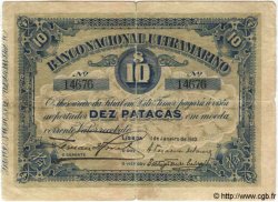 10 Patacas TIMOR  1910 P.03 TB