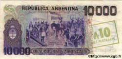 10 Australes sur 10000 Pesos Argentinos ARGENTINE  1985 P.322b NEUF