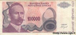 100000 Dinara BOSNIE HERZÉGOVINE  1993 P.151a SUP