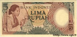 5 Rupiah INDONÉSIE  1958 P.055 SUP