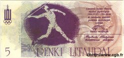 5 Litaurai LITUANIE  1991 P.- NEUF
