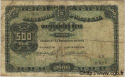 500 Reis PORTUGAL  1904 P.105a B+