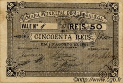 50 Reis PORTUGAL Aldegalega 1891  TB à TTB