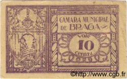 10 Centavos PORTUGAL Braga 1920  TB