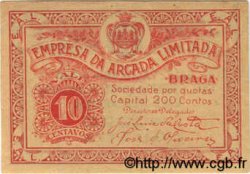 10 Centavos PORTUGAL Braga 1920  SUP