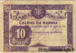 10 Centavos PORTUGAL Caldas Da Rainha 1921  TB